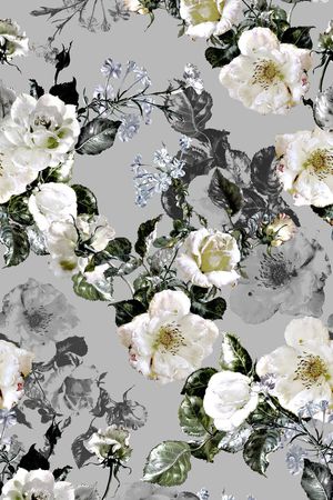 淡灰印花华亿平台图片