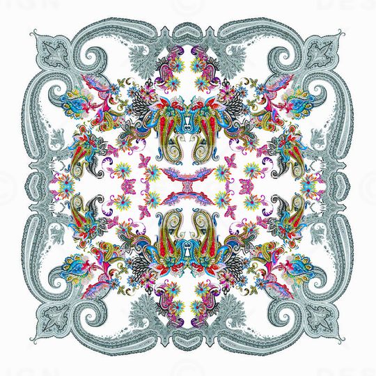 复古印花华亿平台图片