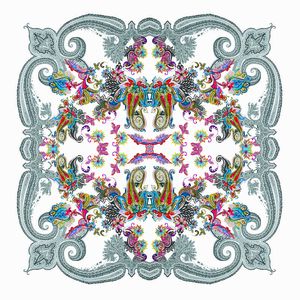 复古印花华亿平台图片