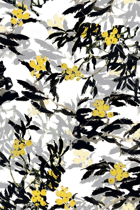 绘画风格印花华亿平台图片