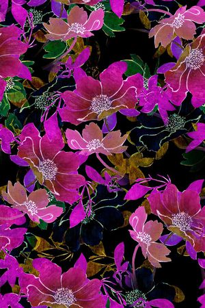 中国风印花华亿平台图片