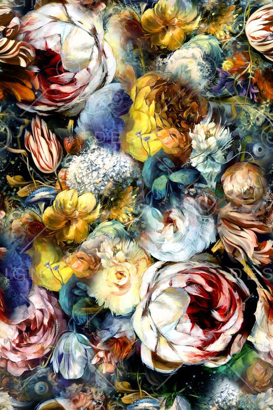 抽象印花华亿平台图片