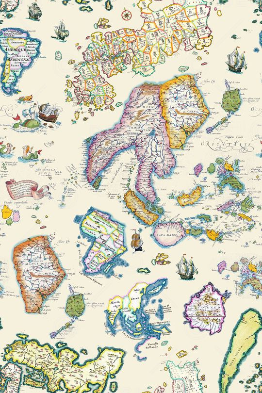 复古印花华亿平台图片