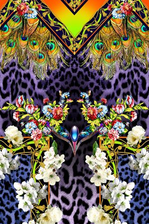 时尚印花华亿平台图片