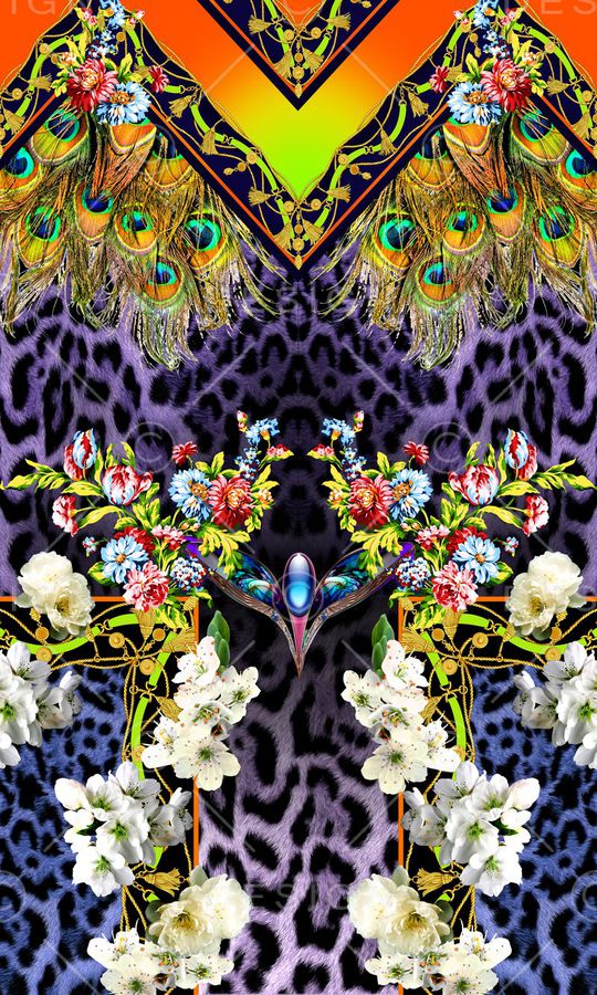 时尚印花华亿平台图片