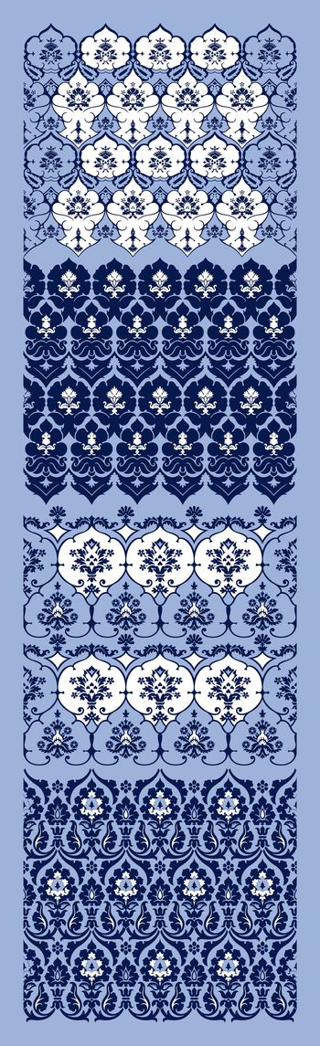 562876-民族风东南亚风格传统宫廷纹饰丝巾长