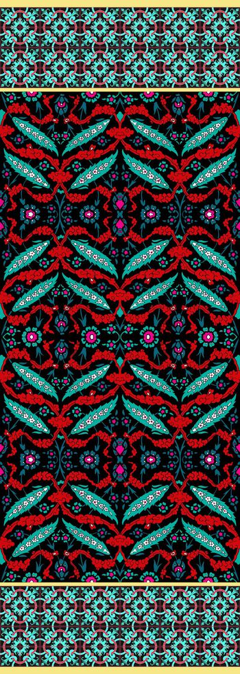 562878-民族风土耳其风格复古花草装饰花纹女