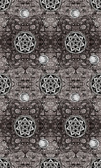 562886-复古金属纹理微章男装图案