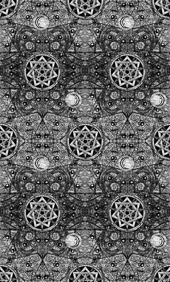 562887-复古金属纹理微章男装图案