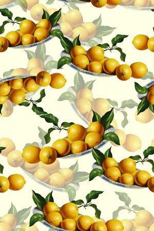 柠檬印花华亿平台图片