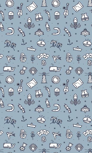 562957-时尚简洁航海风男装图案