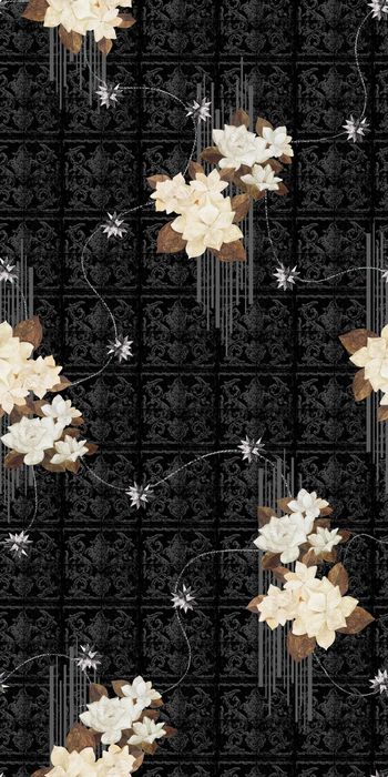 黑底印花华亿平台图片