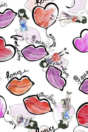 休闲风印花华亿平台图片