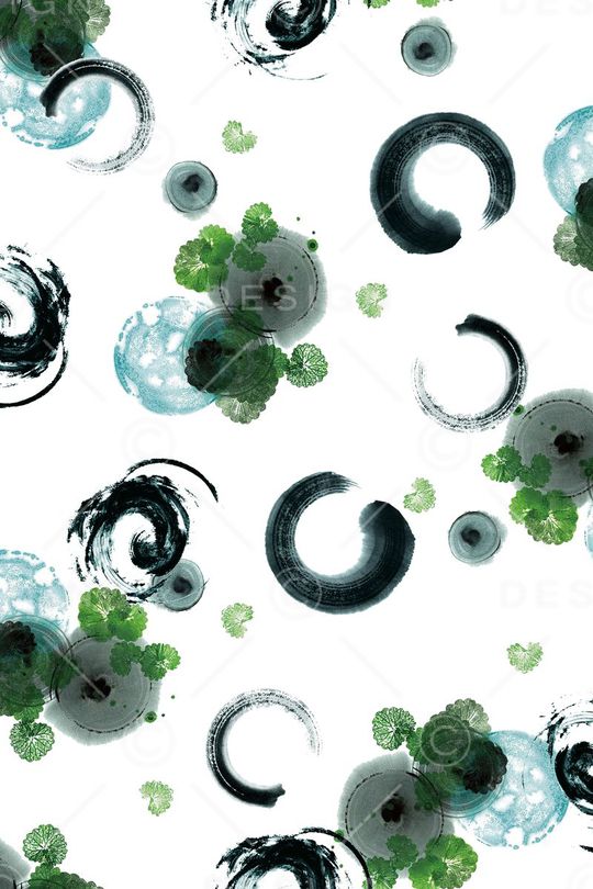 中国风印花华亿平台图片