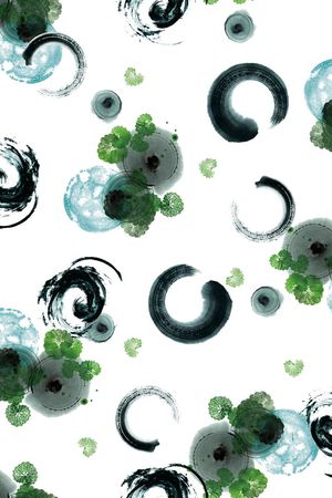 中国风印花华亿平台图片