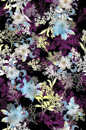 中国风印花华亿平台图片