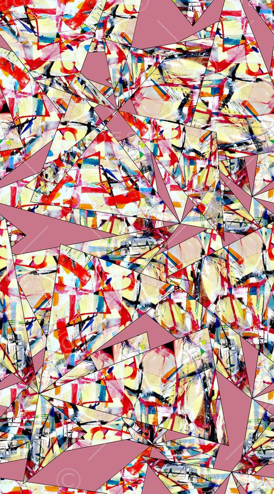 不规则印花华亿平台图片