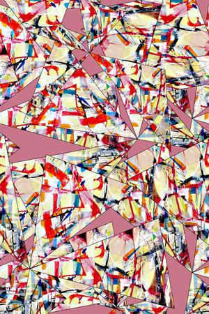 不规则印花华亿平台图片