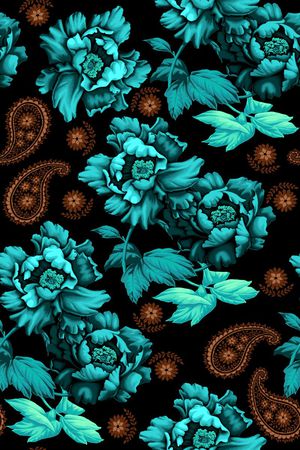 花朵印花华亿平台图片