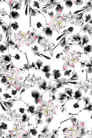 绘画国画印花华亿平台图片