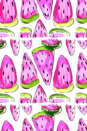 手绘风格印花华亿平台图片