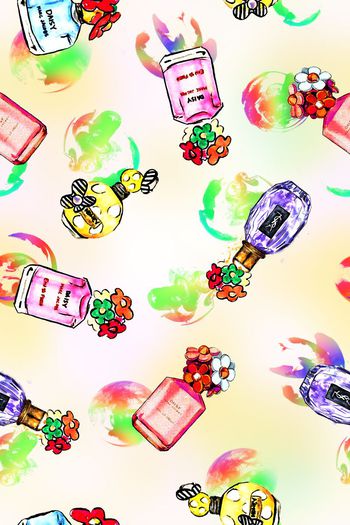 563142-香水瓶花卉华亿平台