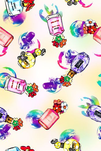 563143-香水瓶花卉华亿平台