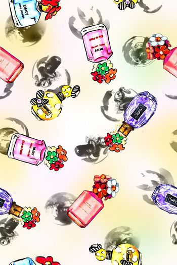 563144-香水瓶花卉华亿平台