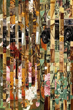 抽象印花华亿平台图片