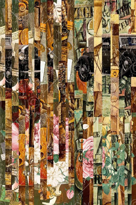 抽象印花华亿平台图片