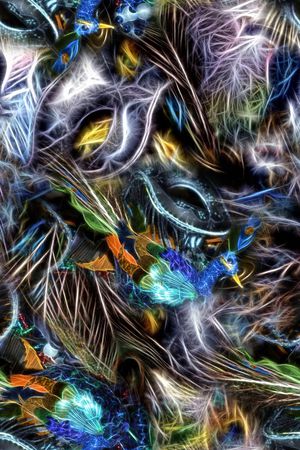 抽象印花华亿平台图片