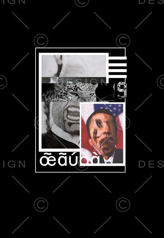 潮流时尚印花华亿平台图片