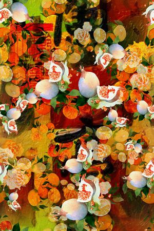 抽象印花华亿平台图片