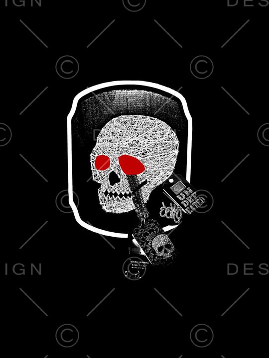 抽象男装图案印花华亿平台图片