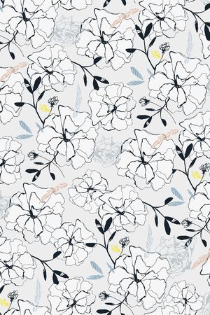 绘暗纹小碎花印花华亿平台图片