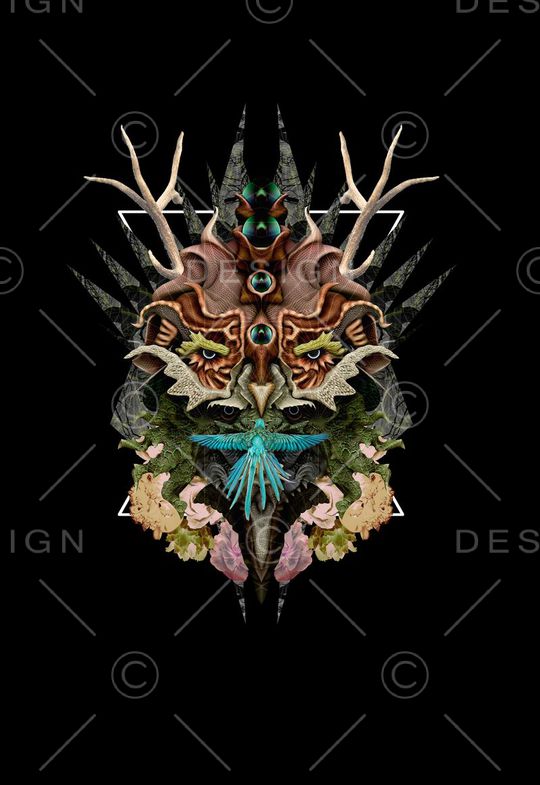 潮流前卫印花华亿平台图片