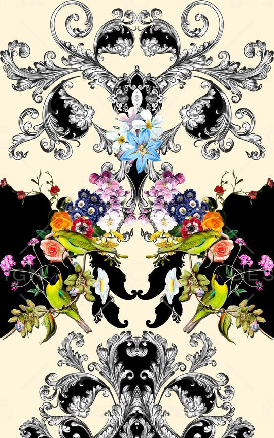 欧式印花华亿平台图片