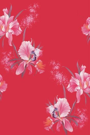 563508-时尚清新花卉组合 