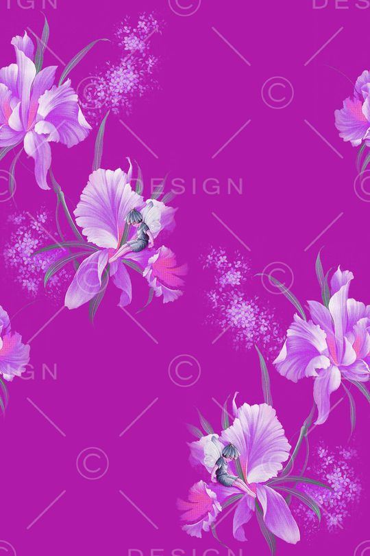 时尚清新印花华亿平台图片