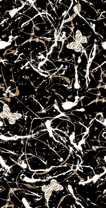 563511-抽象水渍纹理蝴蝶男装图案