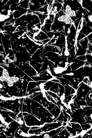 抽象男装图案印花华亿平台图片