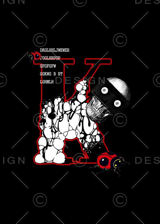 抽象男装图案印花华亿平台图片