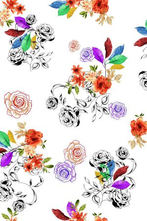 休闲印花华亿平台图片