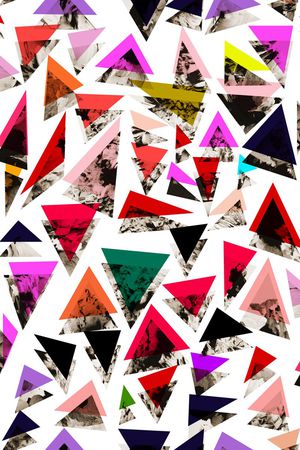 几何印花华亿平台图片