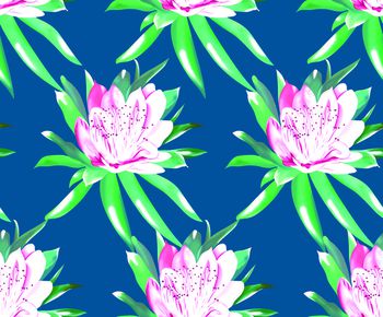 563608-抽象花卉 手绘花  抽象睡莲花