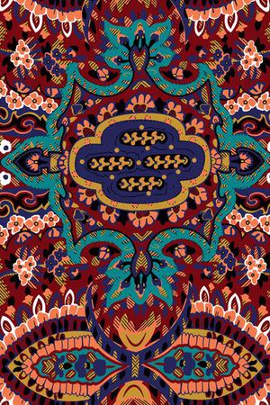 腰果花印花华亿平台图片