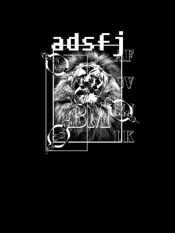 563615-最新原创时尚潮流男装定位印花 霸气