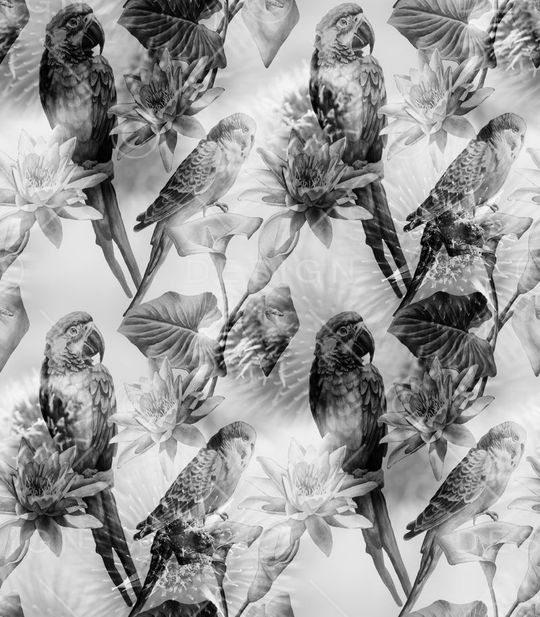 水墨风格印花华亿平台图片