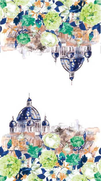 城堡印花华亿平台图片