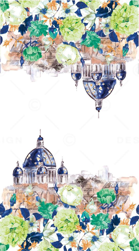 城堡印花华亿平台图片